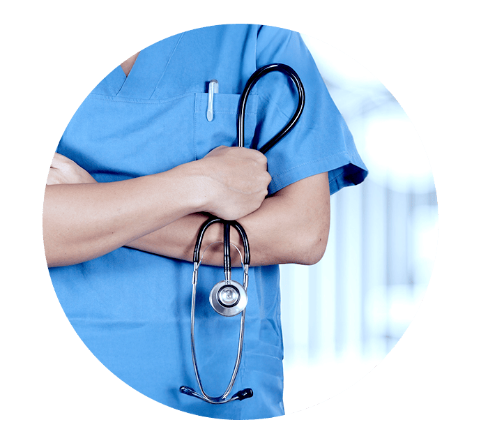 Doctor holding a Stethoscope
