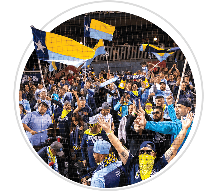 El Paso's Locomotives Soccer Team Crowd