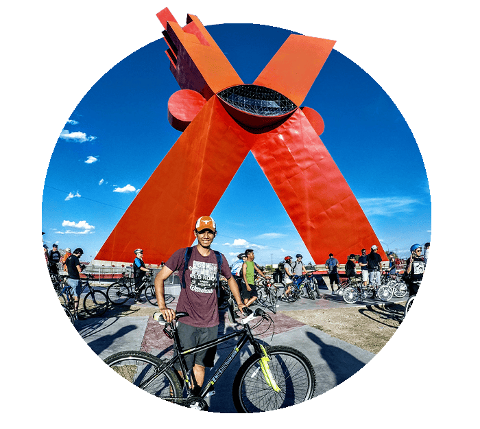 Red X monument in Juarez